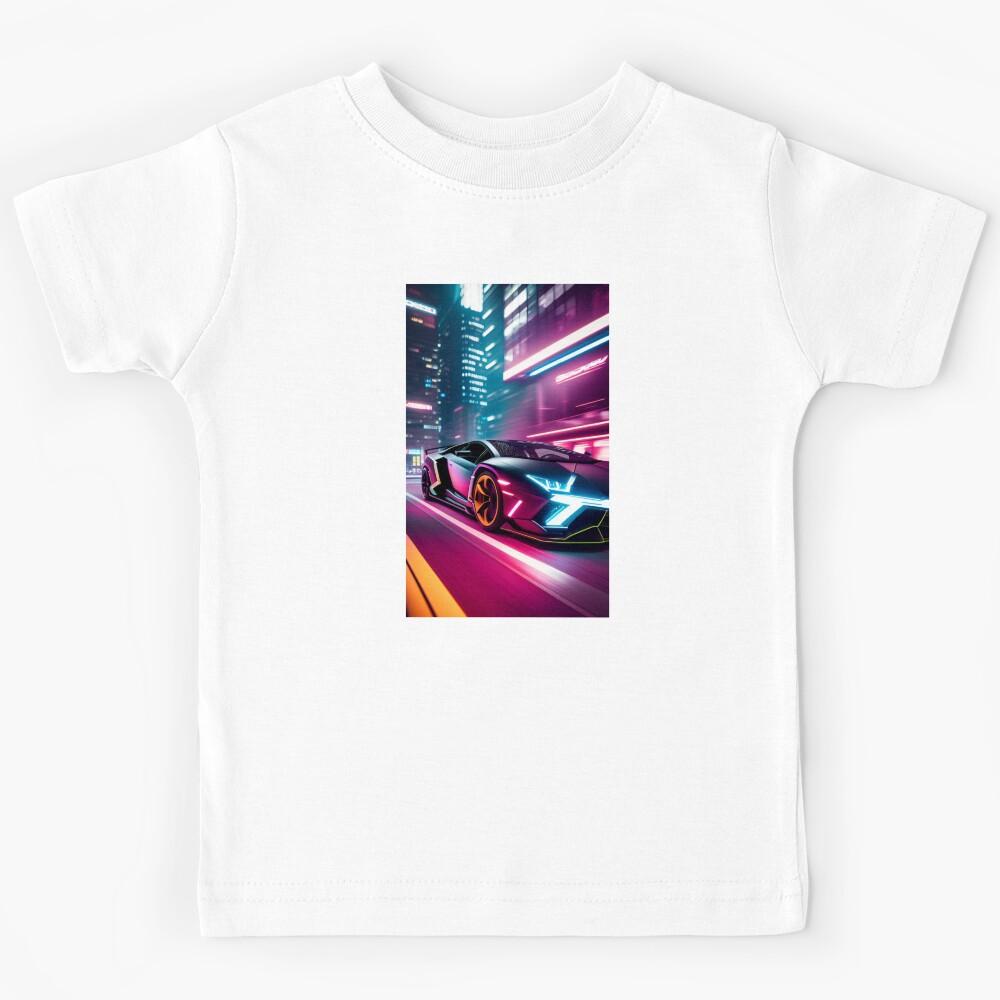 A.I INK | Futuristic Cyberpunk Lambo Kids T-Shirt 160