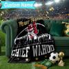 Custom Name Blanket Indians football Blanket Bedding Blanket for Travel, Camping, Living Rooms, Offices, Sofas, Fan Christmas gift