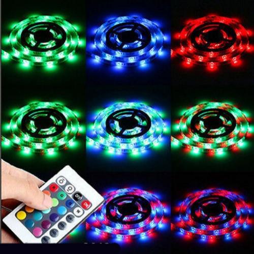 5m 300-LED DC12V RGB 3528 SMD Car Off-Road Glow Atmosphere Lamp Strip Waterproof