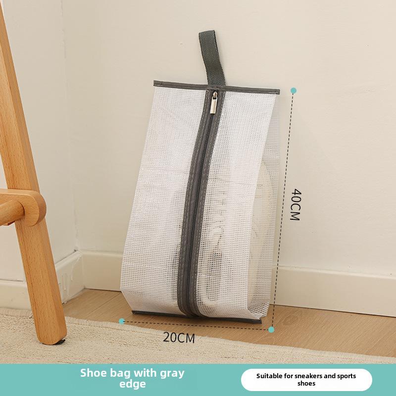 Travel Shoe Bags, Waterproof Dustproof Shoe Storage Bags with Handles, Clear Shoe Organizer for Boots and Shoes