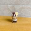 1Pcs Miniature Banana Pudding Dollhouse Mini Simulation Ice Cream Cup Model Toy For Doll Accessory Dessert Shop Decor Kids Gift