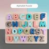 Matching Games Alphabet Number Puzzle Mathematics Kids Puzzle Toys 3D Wooden Board  Birthday Gift