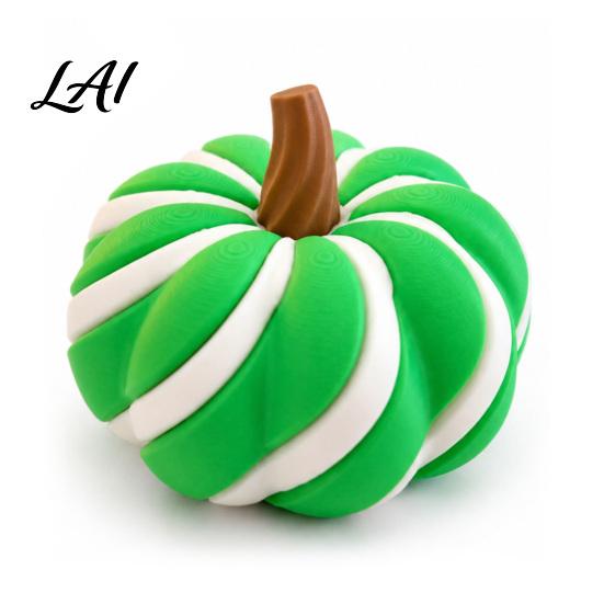 Creative Spiral Pumpkin Figurine 3D Printed Fidget Toy Decompression Hand Spinner Toy for Anxiety Sensory Desk Stress Relief And Halloween