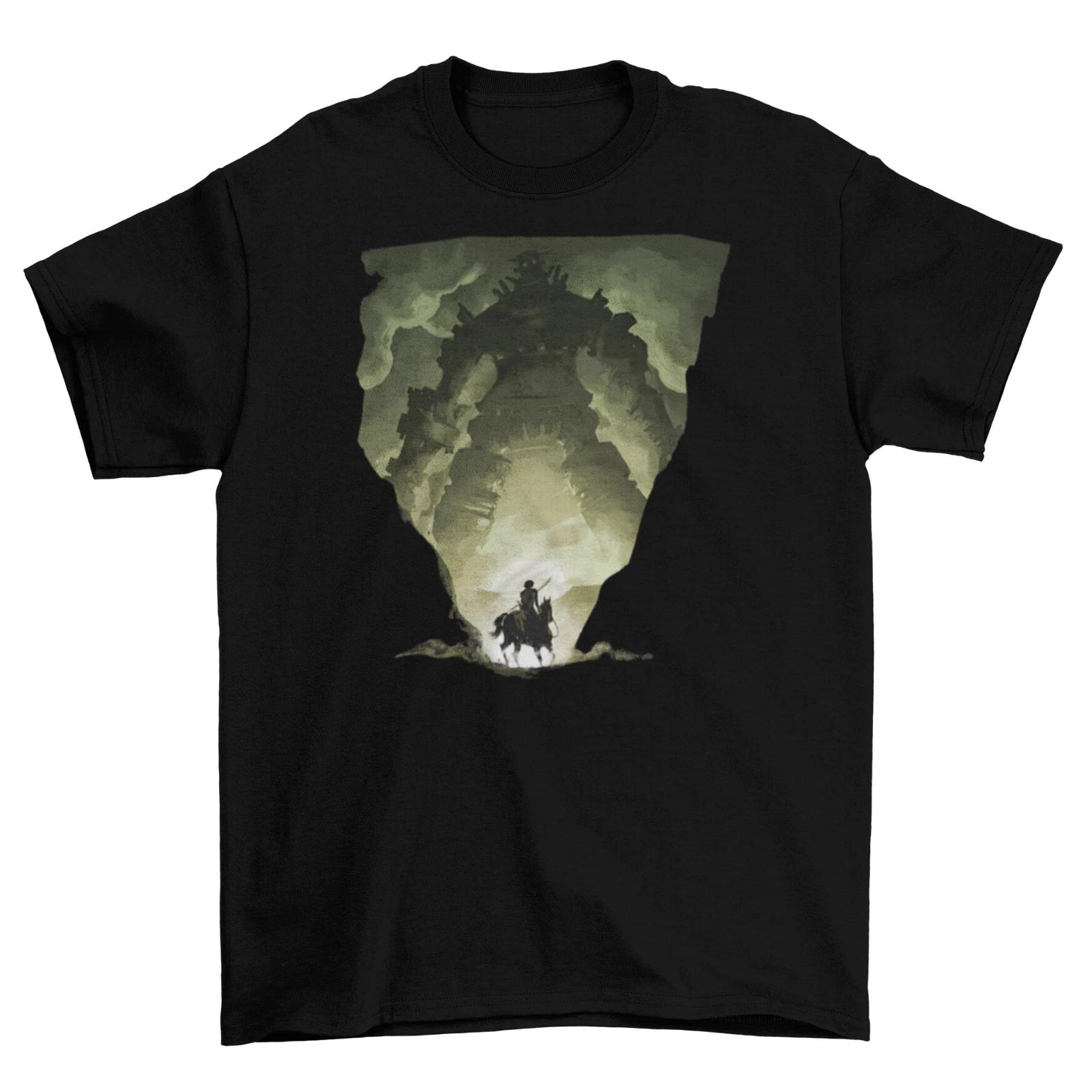 Shadow of Colossus T-Shirt Unisex Adult Funny Sizes Video Game Giants Art New M