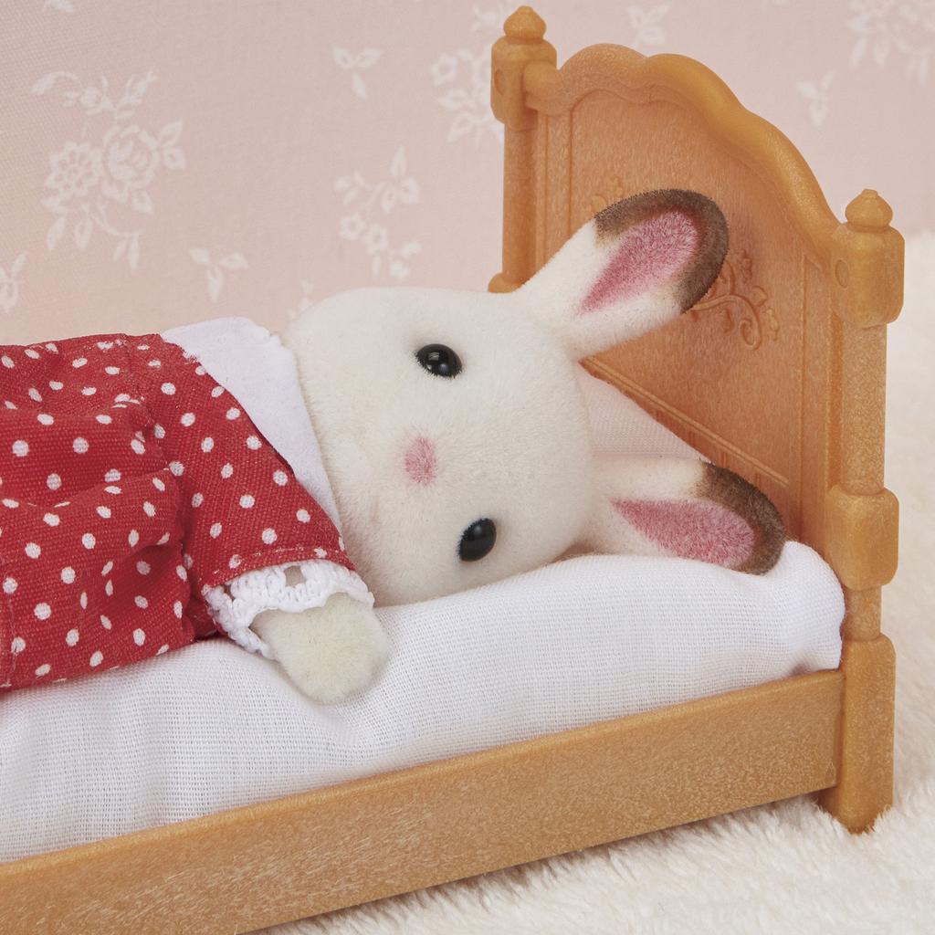 Sylvanian Families Furniture [Single Bed] Ka-523 ST Mark Certified, Ages 3 and Up, Toy Dollhouse, Sylvanian Families, EPOCH