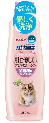 Petio Pets Mild Amino Acid Shampoo Baby Soap Scent for Cats 350ml Skin-friendly