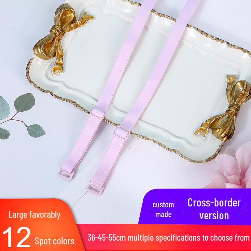 Dámske nastaviteľné ramienka v cukríkových farbách - Jednoduché, široké a vymeniteľné elastické ramienka.