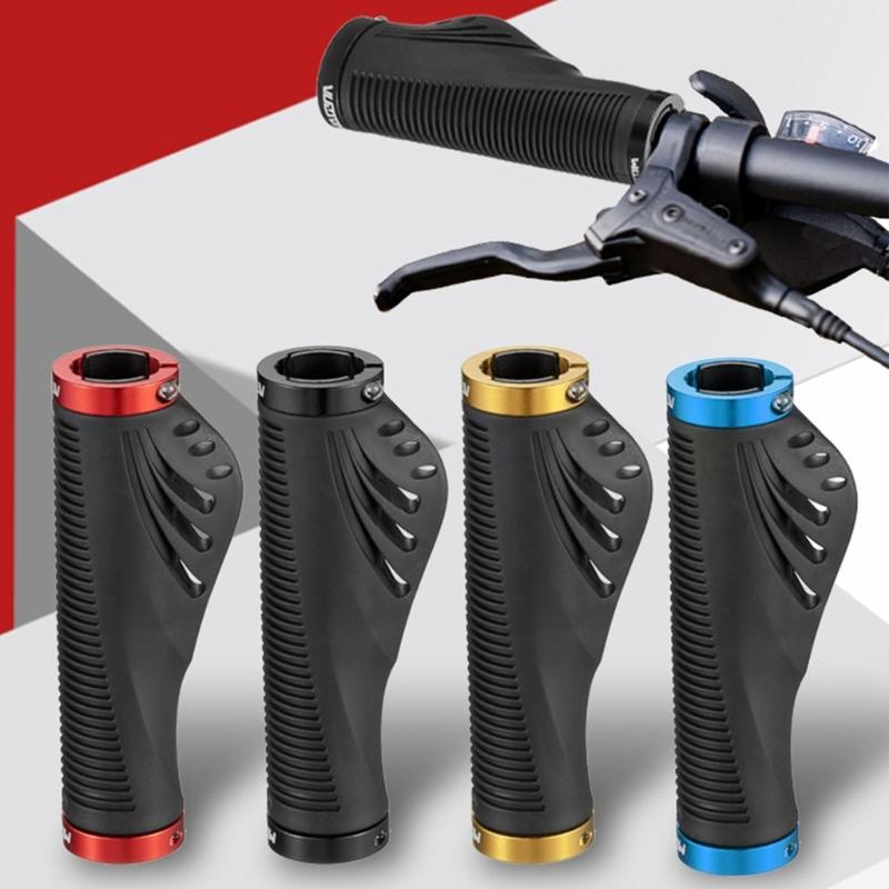1pair Bike Handlebar Grips Bilateral Locks Road Bikes Handlebar Grips Replacement Cycling Handle Grips Easily Install