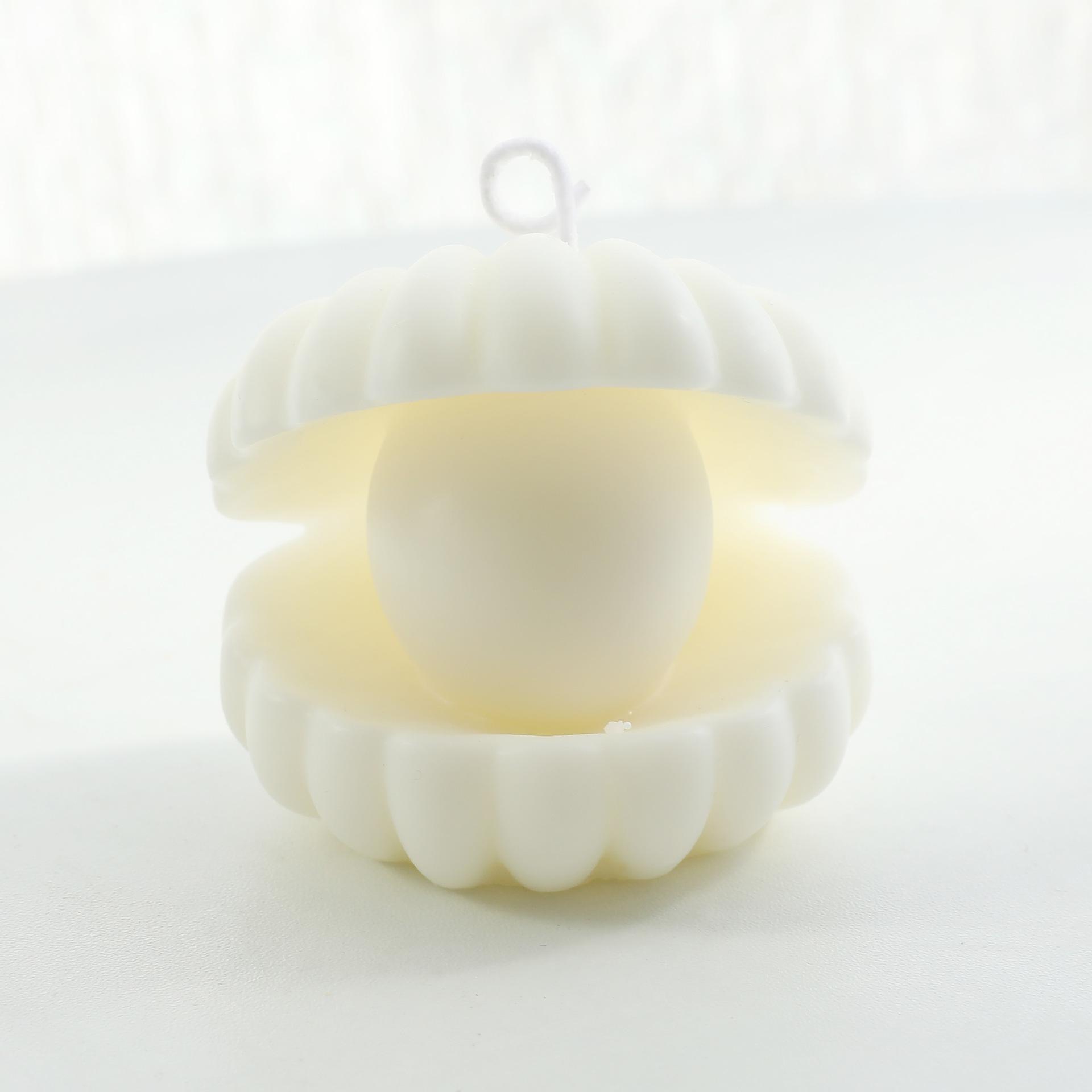 

Ароматизированная свеча с перламутровой ракушкой, креативный домашний аромат, украшение, праздничный подарок, сувенир, ароматизированная свеча