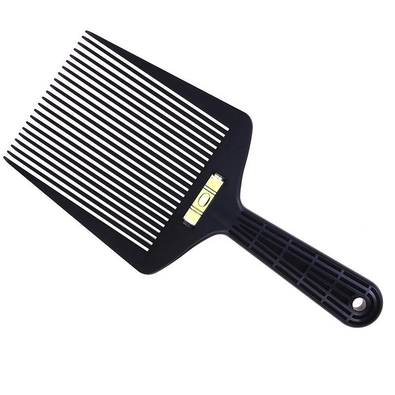 Clipper Comb Barber Styling Dyeing Comb Anti-Slide Handle Plastic Flattop Comb