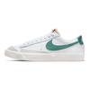 Nike Blazer 77 Piele Casual Antiderapant Absorbție Șoc Durabil Adidași cu Top Jos Adidași Femei Alb Verde Gri DC4769-112