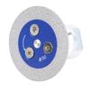 3PCS Brazed   Saw Blades   Angle Grinder Cutting Carving Disc for Marble   Stone Concrete 50MM Outer Diameter Blue