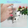 Gray Delightful Squirrel Plush Keychain Cute Accessory For Cars And Gifts Personalized