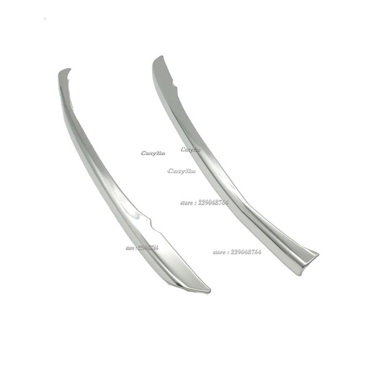 For Toyota Harrier Venza  -2024 Car Front Bumper Corner Cover Trim anti-rub Lip Molding Cover Fram Styling Accessories