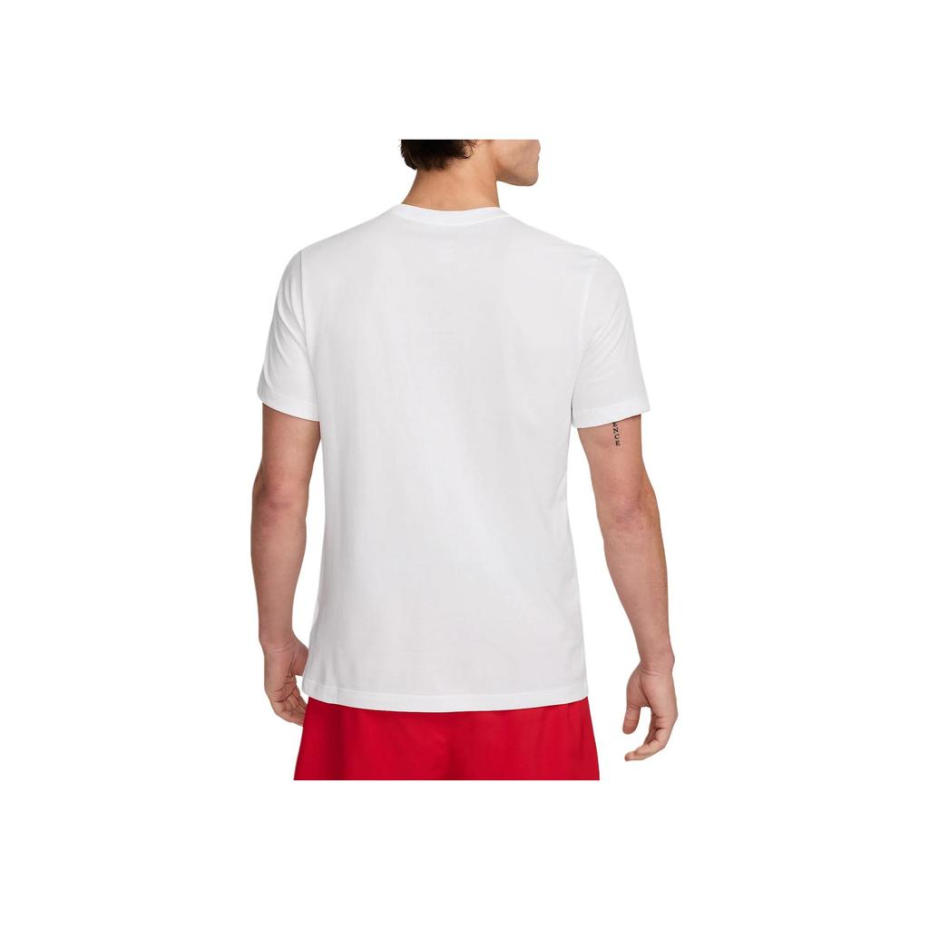 Nike Logo Crew Neck Short Sleeve T-Shirt Men Tops White HJ3660-100