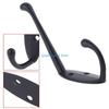 B0KB 9 Pcs European Coat Hanger Vintage Wall Hooks with Screws Wall Mounted Hanger Modern Bedroom Single Hooks