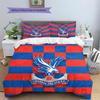 Crystal Palace F.C Pattern Bedding Quilt Set  Home Decoration  Gift (1 * duvet cover + 2 * pillowcase  without core).xwn