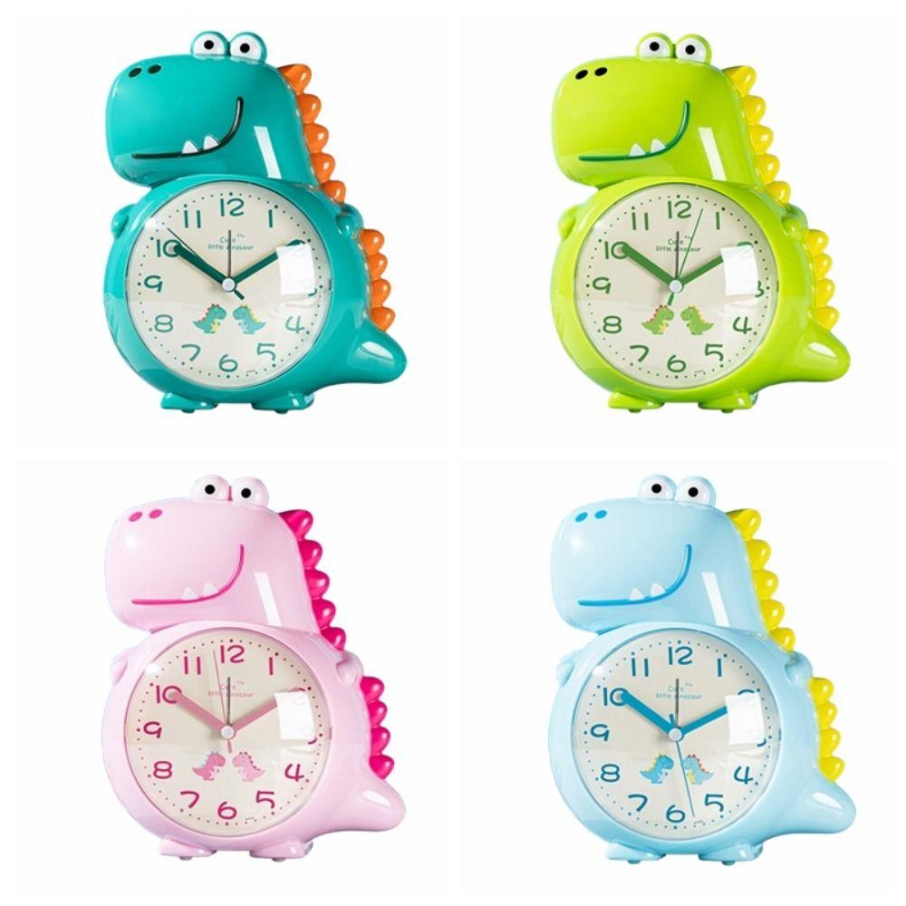 Dinosaur Shaped Electronic Desk Clock Cartoon Tabletop Clock Bedside Clocks  Time Management Tool