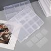 1Pcs Transparent Plastic Storage Box Adjustable Display Case Container Box 14 Grids Jewelry Button Hardware Tool Storage