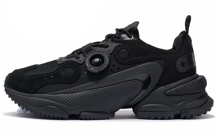 Li Ning Nebula M1 Классические Дышащие Термо Низкие Повседневные Кроссовки Женские Черные AGCR226-1 36