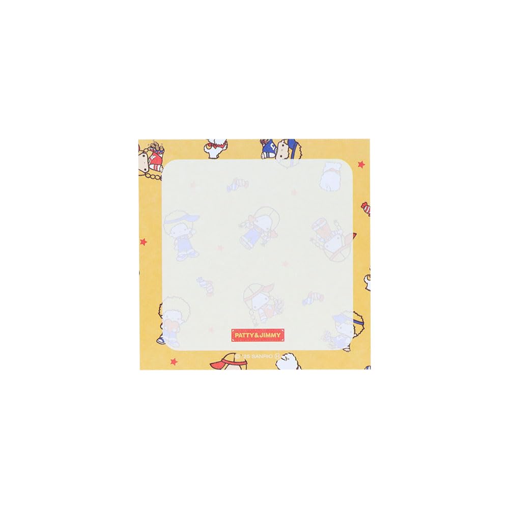Stationery Patty Jimmy Sanrio Characters Sticky Blocks with Your Favorite S2849801 Sun-Star & Notes, Die-Cut Patterns,