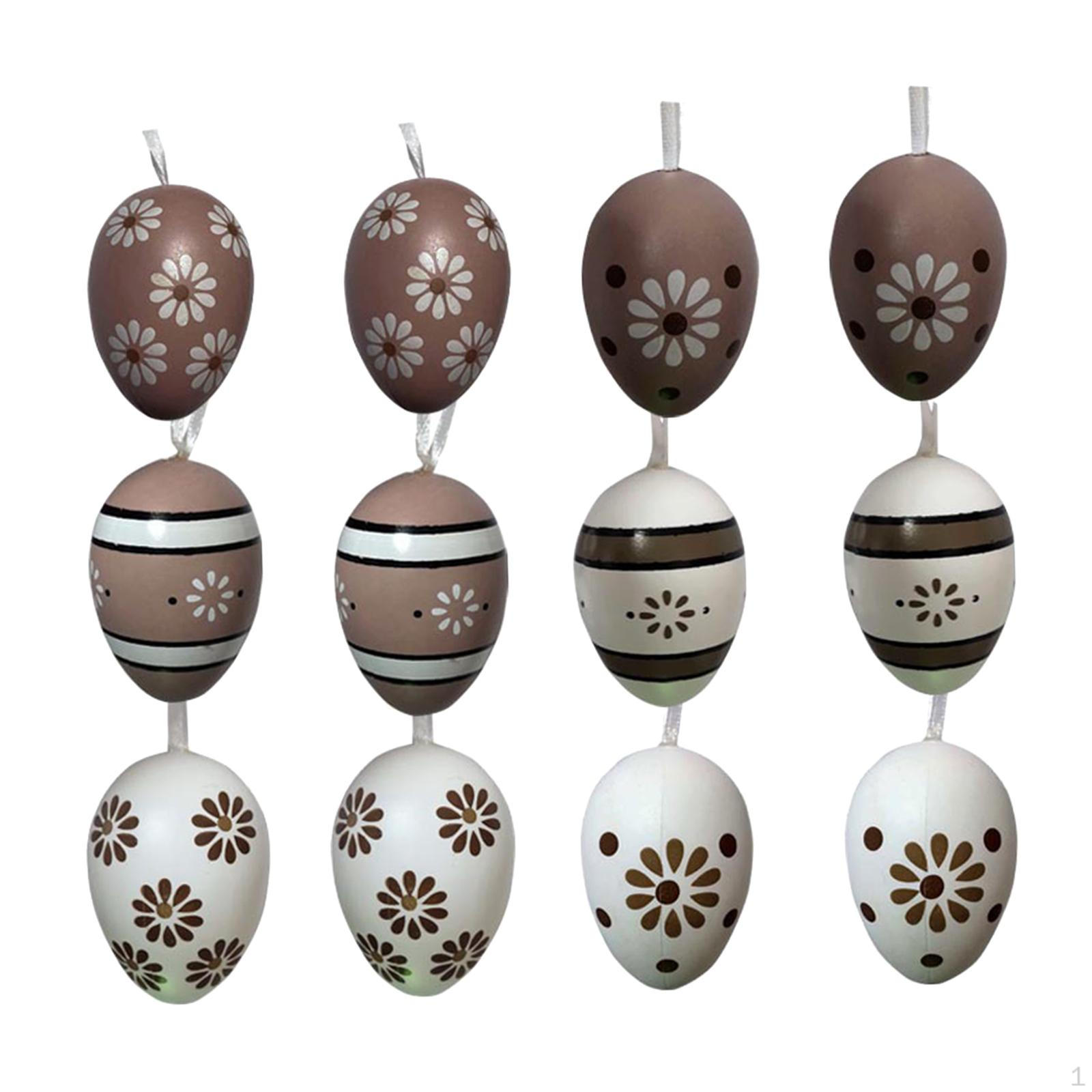 12 шт. Подвески в виде пасхальных яиц, украшения, наполнители для корзин для школы