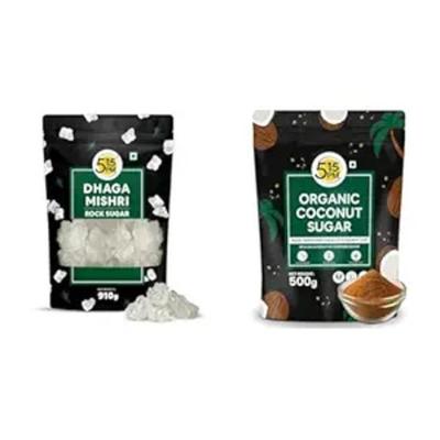 5:15PM Dhaga Mishri 910gm & Organic Coconut Sugar 500g