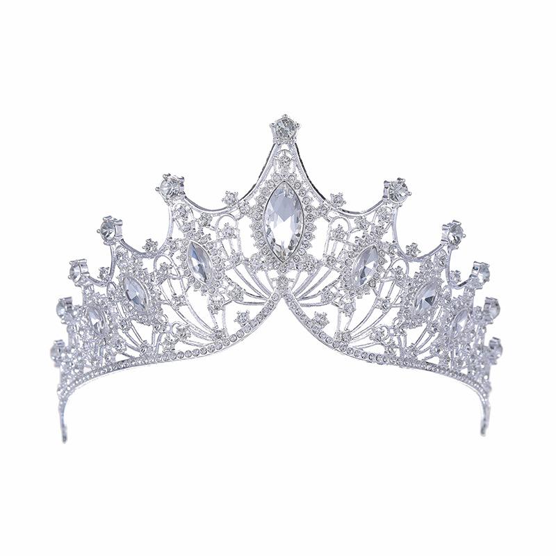 Bride's Crown Headband Headwear  Wedding Korean Style Birthday Gift for Adults  Children's Little Princess Crown Headwear