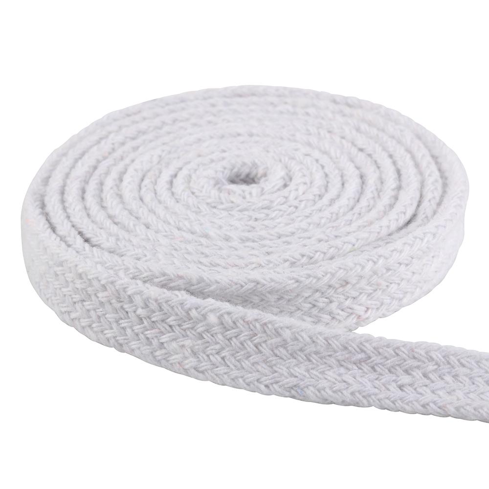 1cm & 1.2cm Eco-Friendly Colorful Braided Cotton Cords (Solid Color) for Bags & Garment Use