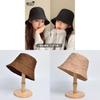 Cotton Twill Wrinkled Fisherman Hat For Winter Casual Outdoor Travel