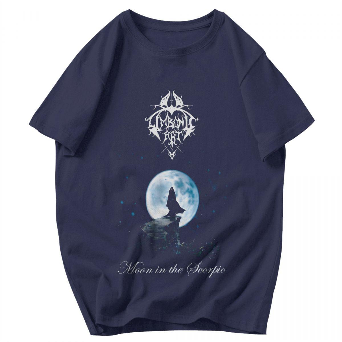 

Men T Shirt Limbonic Art Moon In The Scorpio TS Unique Y2K Graphic Crewneck Unisex Clothes T Shirts 4XL