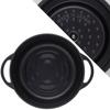Vermicular Cast Enamel Pot 26cm Matte Black Anhydrous Cooking Special Recipe Book Included Oven Pot Round MBK26R
