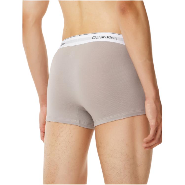 Calvin Klein Letter Print Mid-Rise Comfortable Boxer Briefs 3-Pack Men Underwear NB3963-PSW