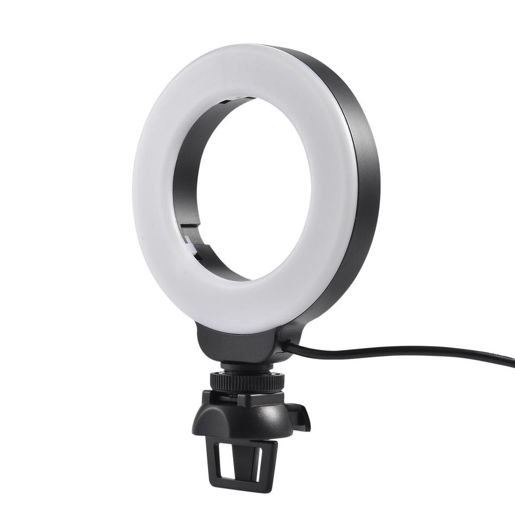 Clip On Ring Light with Clamp Mount for Laptop Video Conference Portable 4 Inch Zoom Light