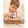 Children Learning Tool Set Baby Screw Assembly Wooden Tool Box Early Educational Hand-eye Coordination Toys for Kids