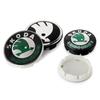 4Pcs 56mm Car Wheel Center Caps Hub Cap Covers Emblem Styling For Skoda Octavia Kodiaq Fabia Rapid Superb A5 A7 2 Kamiq Karoq