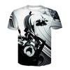 Men 3D Technics Turntable DJ Music Audio Print Short Sleeve Round Neck T-Shirt