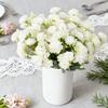 Künstliche Blumen Rose Nelke Festkranz Zubehör Außenbereich Garten Hof Haus Vase Esstisch Bonsai Hochzeitsdeko