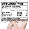 Premium Sea Moss Capsules with Bladderwrack and Burdock Root for Immune and Thyroid Support 120 Capsules