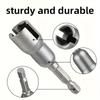 Butterfly Groove Socket Wrench – Hex Shank Electric Screwdriver Adapter for Butterfly Bolts