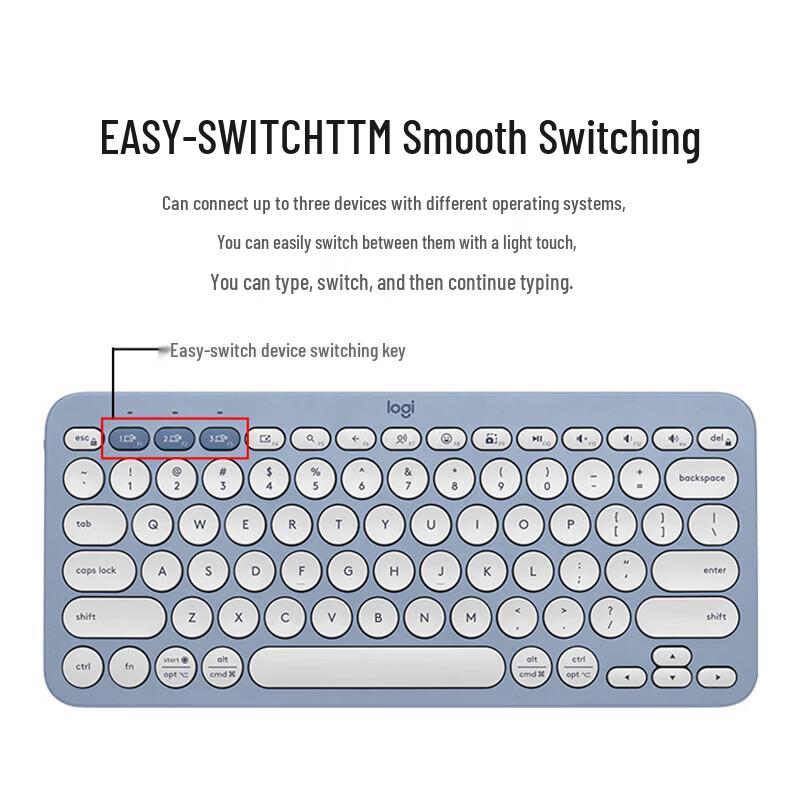 Logitech K390 Slim Wireless Bluetooth Keyboard