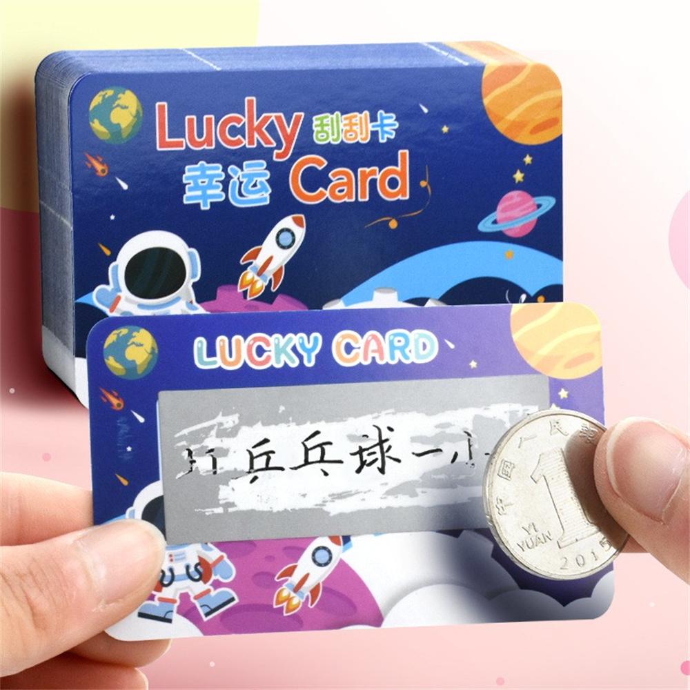 50pcs Reward Scratch Card Film Coated Stickers Scratch Off Labels Diy 'S Redemption Vouchers Scratched Stripe Card Film