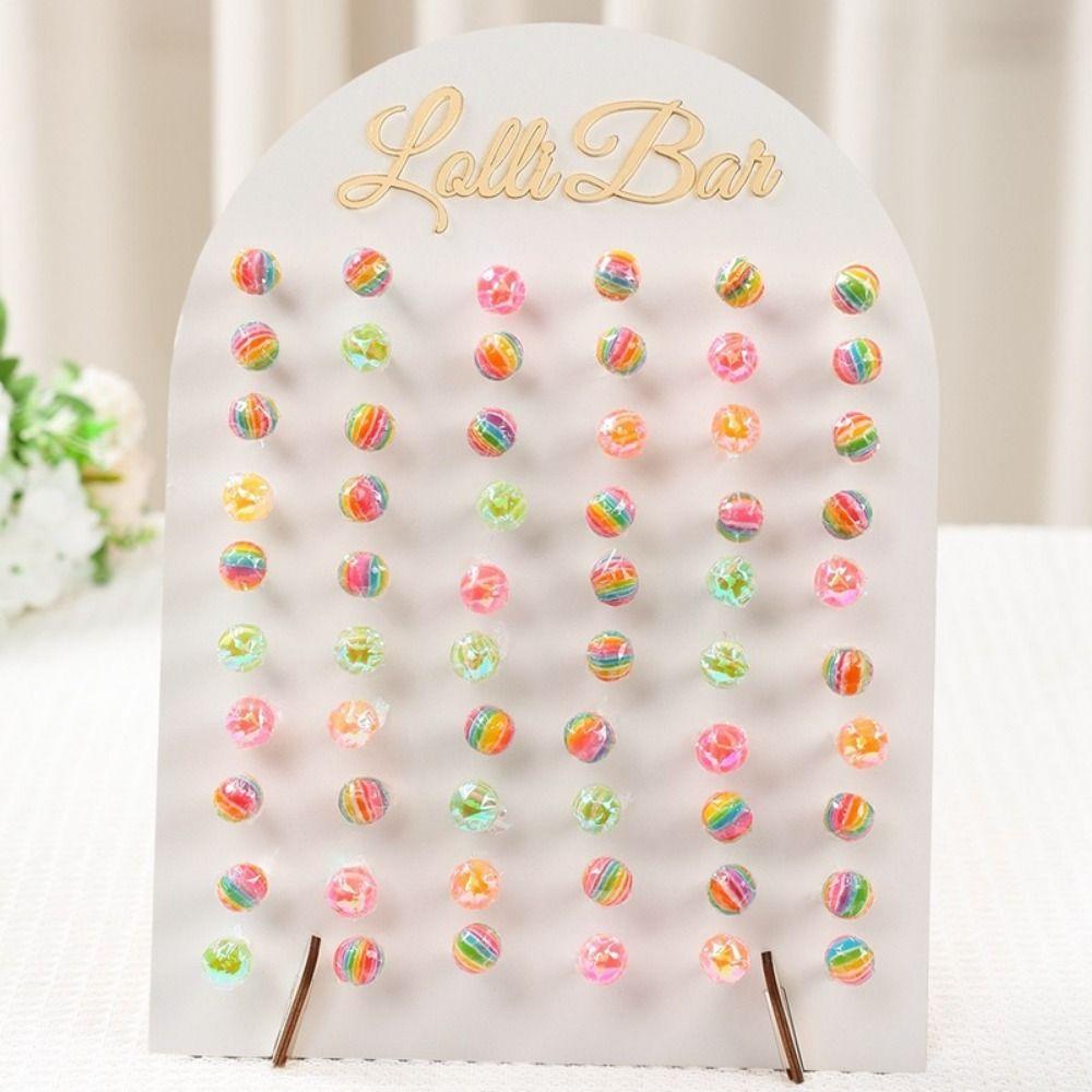 Arched Design Lollipop Stand Multicolor Lolli Display Rack Lollipop Holder  Wedding Centerpieces