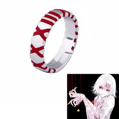 Anime Cos Tokyo Ghoul Juzo Suzuya Poiss Reguleeritav Sõrmus Naistele Meestele Cosplay Ehted Kõrvarõnga Aksessuaar Kingitused