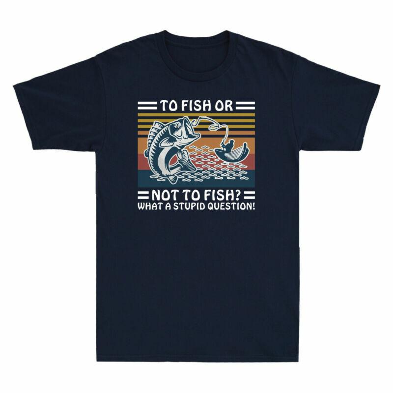 Fish To Fish Stupid Shirt What Question Not Cotton Vintage A TShirt To Or Unisexs