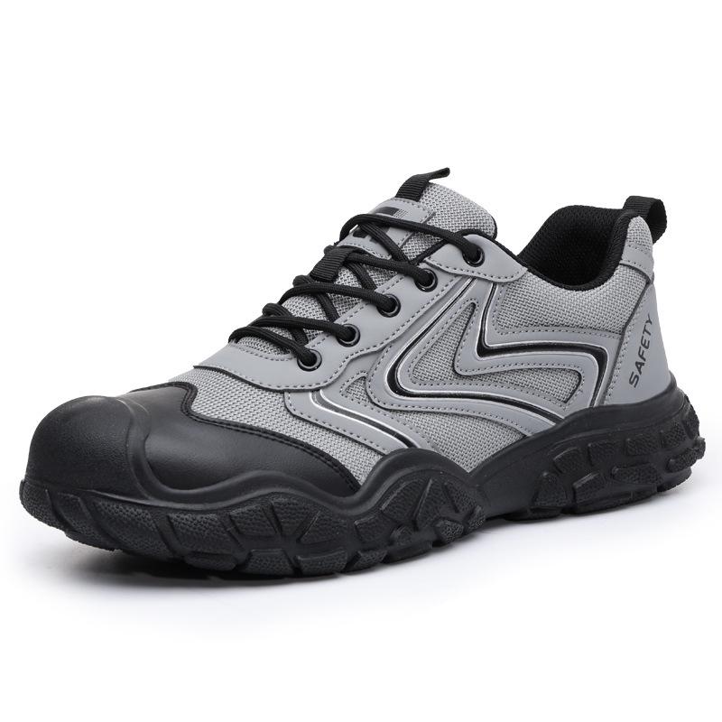 Unisex Stahlkappenschutzschuhe - Stoßfest, Durchstichfest, Modisch & Bequem für den Bau