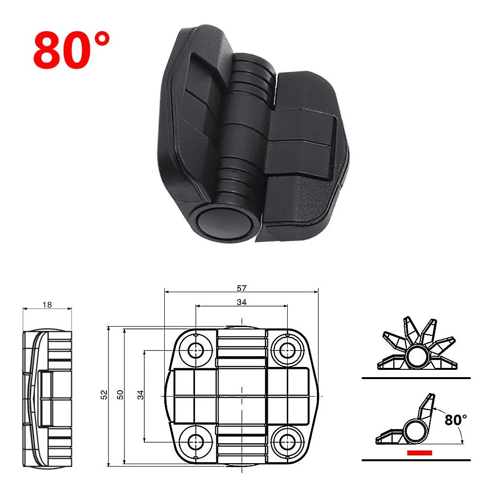 Position Control Hinge 80/115/150 Degree Detent for Kayak Boat Durable Plastic Control Hinge Cabinet Hardware Marine Accessories