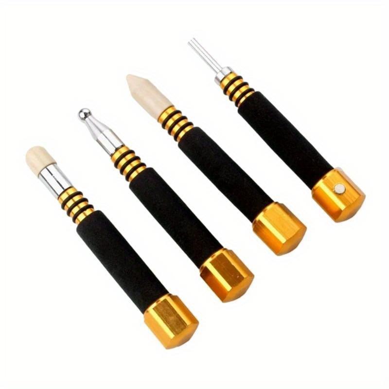 Anti-slip Car Body Dent Repair Tool Removable Pen Shape Traceless Repair Tool Automobile Body Dent Removal 4PCs