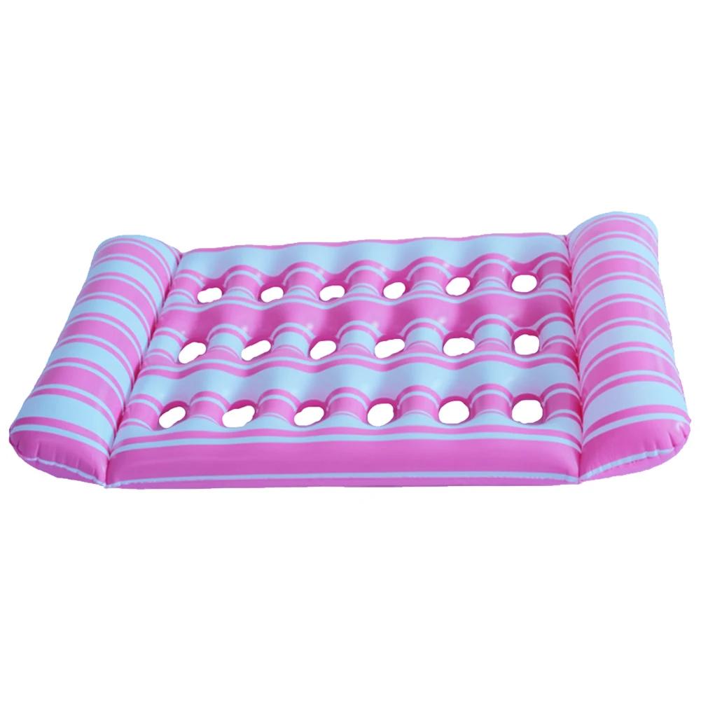 Inflatable Floating Bed Portable Inflatable Water Sleeping Bed Foldable Swimming Pool Air Mattress for Swimming Pool Party