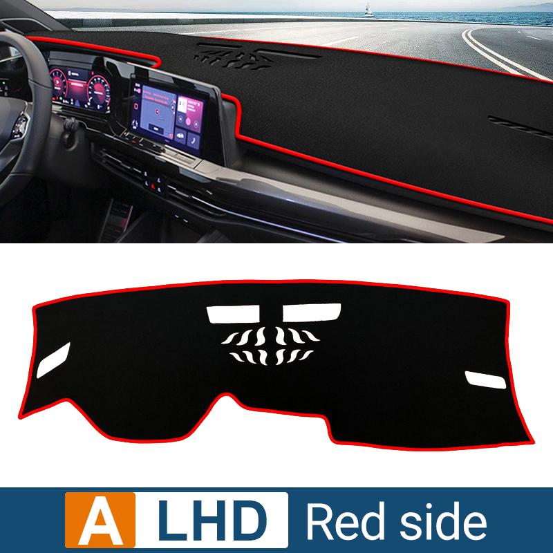 Car Accessories For Volkswagen VW Golf 8 MK8 2022 2023 Dashboard Cover Avoid Light Pad Sun Shade Anti-UV Carpets